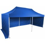 Expodum Nůžkový stan 3x6m Profi hliníkový hexagon Modrá – Hledejceny.cz