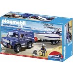 Playmobil 5187 POLICEJNÍ VŮZ S MOTOROVÝM ČLUNEM – Hledejceny.cz