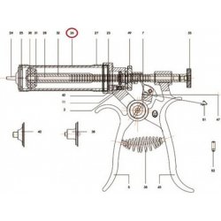 Válec skleněný pro poloautomat Roux Revolver 50 ml