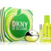 Kosmetická sada DKNY Be Delicious DKNY Be Delicious EDP 100 ml + cestovní sprej 15 ml + sprchová pěna 150 ml