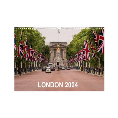 London Wall 2024 DIN A3 landscape CALVENDO 12 Month Wall 2024 – Zboží Mobilmania