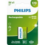 Philips 9V 170mAh 1ks 9VB1A17/10 – Zboží Živě