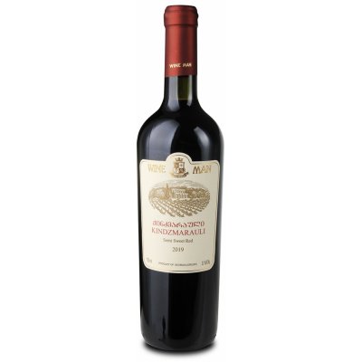 Wine Man LTD Kindzmarauli červené polosladké 11,5% 0,75 l (holá láhev) – Hledejceny.cz