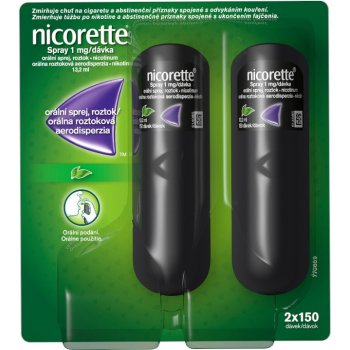 NICORETTE SPRAY ORM 1MG/DÁV ORM SPR SOL 2X13,2ML