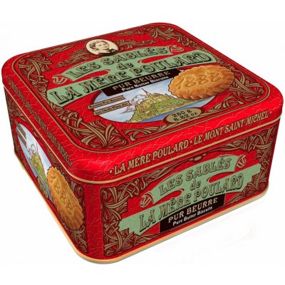 LA MÉRE POULARD Coffret Pure butter biscuit máslové sušenky 250 g – Zboží Dáma