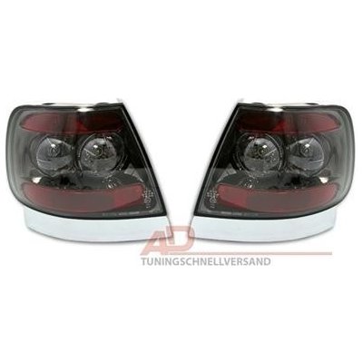 Audi A4 95-98 - zadní čiré lampy ČERNÝ CHROM – Hledejceny.cz