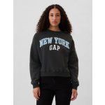 GAP Oversize mikina s logem Černá – Zboží Mobilmania