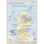 Whisky Distilleries Scotland - Tasting Map 1:2.000.000 – Sleviste.cz