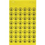 Weidmüller 1741110000 SYMBOL-P. 75X75X75 B/DR kabelové značení 75 x 75 mm Barva aktivního pole: žlutá počet štítků: 20