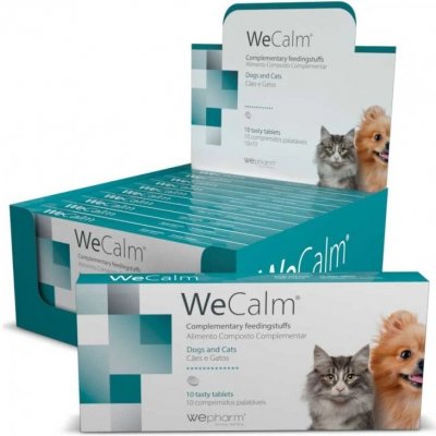 WePharm WeCalm pro psy a kočky pomoc proti stresu 10 tablet – Hledejceny.cz