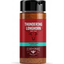 Fire & Smoke BBQ Grilovací koření Thundering Longhorn Beef Rub 354 g