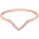 Eppi zlatý vykrojený snubní prsten s diamanty Bebeha R36973 – Hledejceny.cz