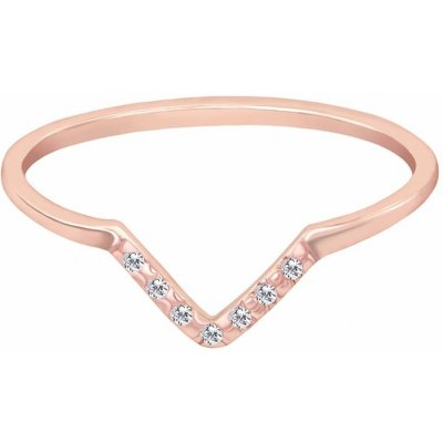 Eppi zlatý vykrojený snubní prsten s diamanty Bebeha R36973 – Hledejceny.cz