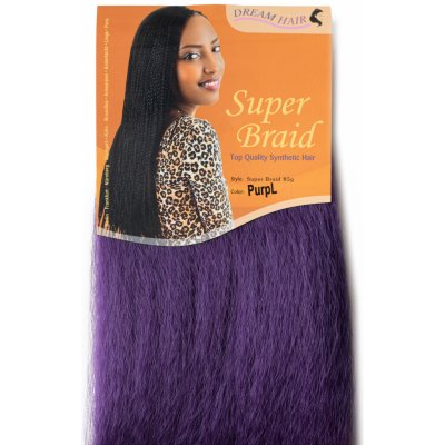 Super Braid 100% Jumbo Braid Kanekalon PURPLE – Zboží Dáma