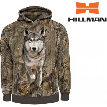 Mikina Hillman Gamewear 3D myslivecká Vlk