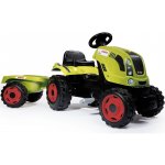 SMOBY 710107 šlapací traktor CLASS GM s prívesom a s otváracou kapotou a posuvným sedadlom od 3 rokov – Zboží Mobilmania