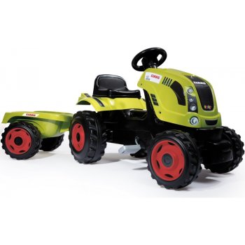 SMOBY 710107 šlapací traktor CLASS GM s prívesom a s otváracou kapotou a posuvným sedadlom od 3 rokov