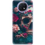 Pouzdro iSaprio - Skull in Roses - Xiaomi Redmi Note 9T – Zboží Mobilmania