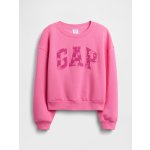 GAP dětská oversize mikina růžová – Zboží Mobilmania