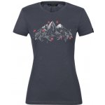 Salewa Geometric Dry W T-Shirt navy melange – Zboží Mobilmania