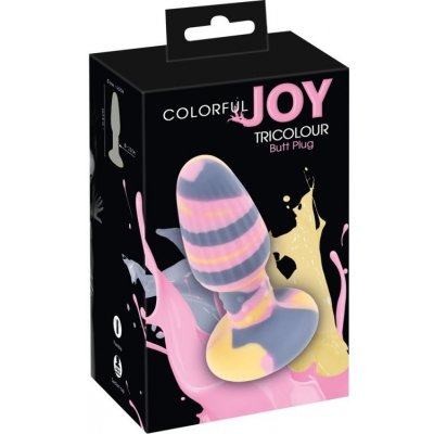 Colorful Joy Barevný anální kolík s přísavkou – Zboží Mobilmania