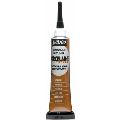 Pébéo Konturovací barva na porcelán Porcelaine 150 20 ml 08 Vermeil – Zboží Mobilmania