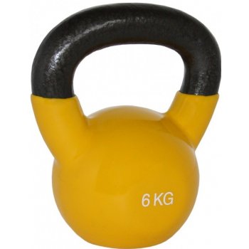 TRINFIT Kettlebell kov / vinyl 6 kg