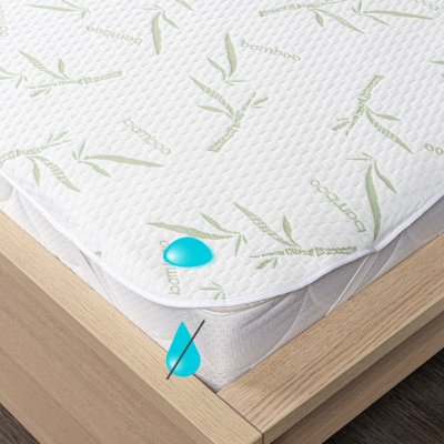 4Home Bamboo nepropustný chránič matrace s gumou 90x200 – Zboží Dáma