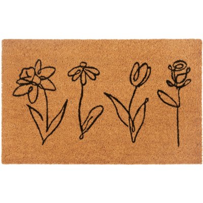 Hanse Home Collection Květiny 106202 hnědá 40x70 cm – Zboží Dáma