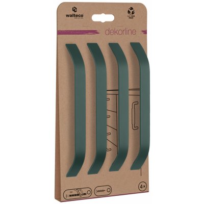 Walteco Lugano 160 mm matná zelená 4 ks 7751 – Hledejceny.cz