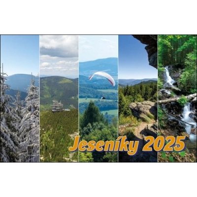 Jeseníky stolní 2025 – Zboží Mobilmania