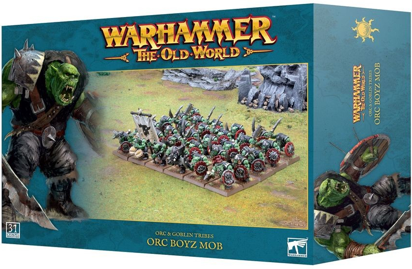 GW Warhammer The Old World Orc and Goblin Tribes: Orc Boyz Mob