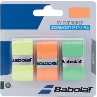 Babolat My Grip 3ks oranžová/šedá/žlutá – Zbozi.Blesk.cz