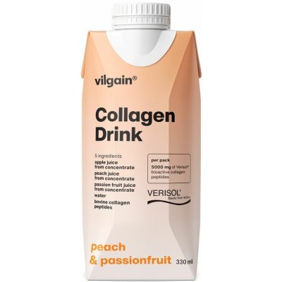 Vilgain Collagen Drink broskev a marakuja 330 ml – Hledejceny.cz