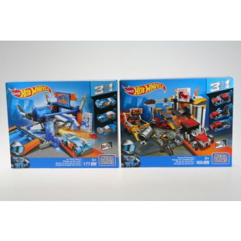 Mega Bloks Hot Wheels malý hrací set