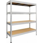 Biedrax Regál 60 x 200 x 180 cm 4 police – Zbozi.Blesk.cz