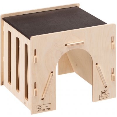 Ferplast Hay Feeder 2 zásobník na seno s úkrytem 25 × 24,6 × v 22,6 cm – Hledejceny.cz