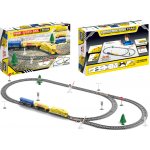 LEAN Toys Elektrický vlak + koleje pro fanoušky vlaků Dva rychlostní vlaky TRAIN BUILDER – Zboží Mobilmania