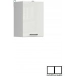 Junona Line Tafla skříňka G1D/40/57 LP, bílá/bílá křída lesk – Sleviste.cz