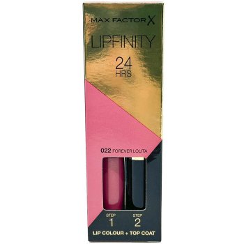 Max Factor Lipfinity 24HRS dlouhotrvající rtěnka s balzámem 022 Forever  Lolita 4,2 g od 162 Kč - Heureka.cz