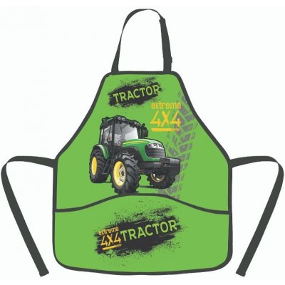 Zástěrka na malování P+P Karton 765621 traktor – Zboží Mobilmania