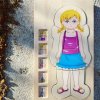 Dřevěná hračka Small Foot Puzzle vícevrstvé Anatomie dívka 4 vrstvy 28 ks