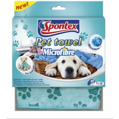 Spontex Pet Towel Microfibre ručník z mikrovlákna 40 x 80 cm 1 ks – Zboží Mobilmania