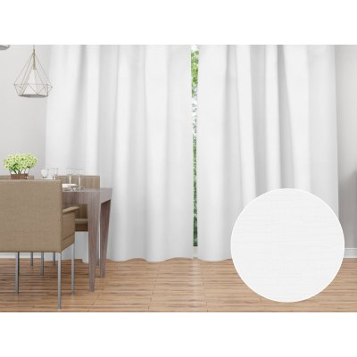 Biante Dekorační závěs - Paris TF-004 Bílý 150x220 cm – Hledejceny.cz