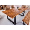 Jídelní stůl Noble Home Hnědý dřevěný jídelní stůl Genesis 140 cm
