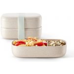 Lékué svačinový box Lunchbox To Go Organic krémová – Zboží Dáma