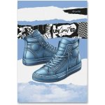 Premium Sneakers 2025 školní sešit A4 linkovaný – Zboží Dáma