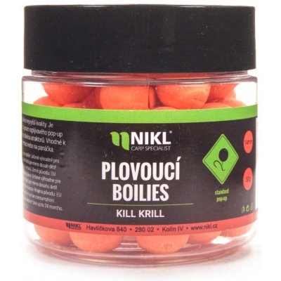 Karel Nikl plovoucí boilies oranžové 50g 18mm Kill Krill