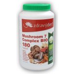Zdravý den Mushroom 7 Complex BIO 180 kapslí – Sleviste.cz