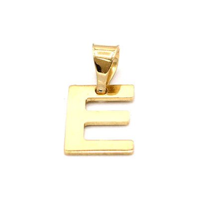 B&B Goldinvestic Zlatý přívěsek písmeno E N5261
